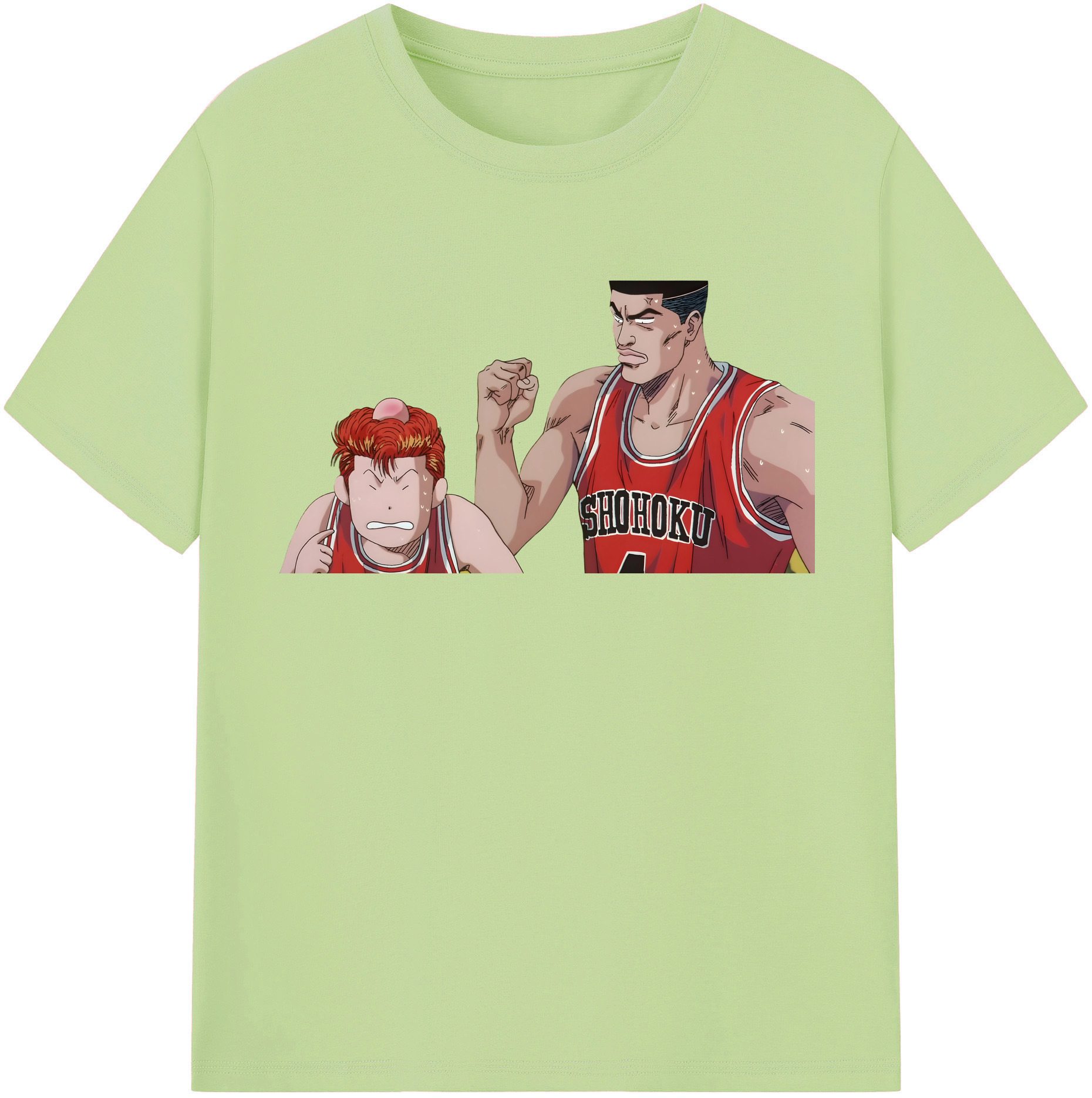 SLAM DUNK／スラムダンク 綿100％半袖Tシャツ（フロントプリント）